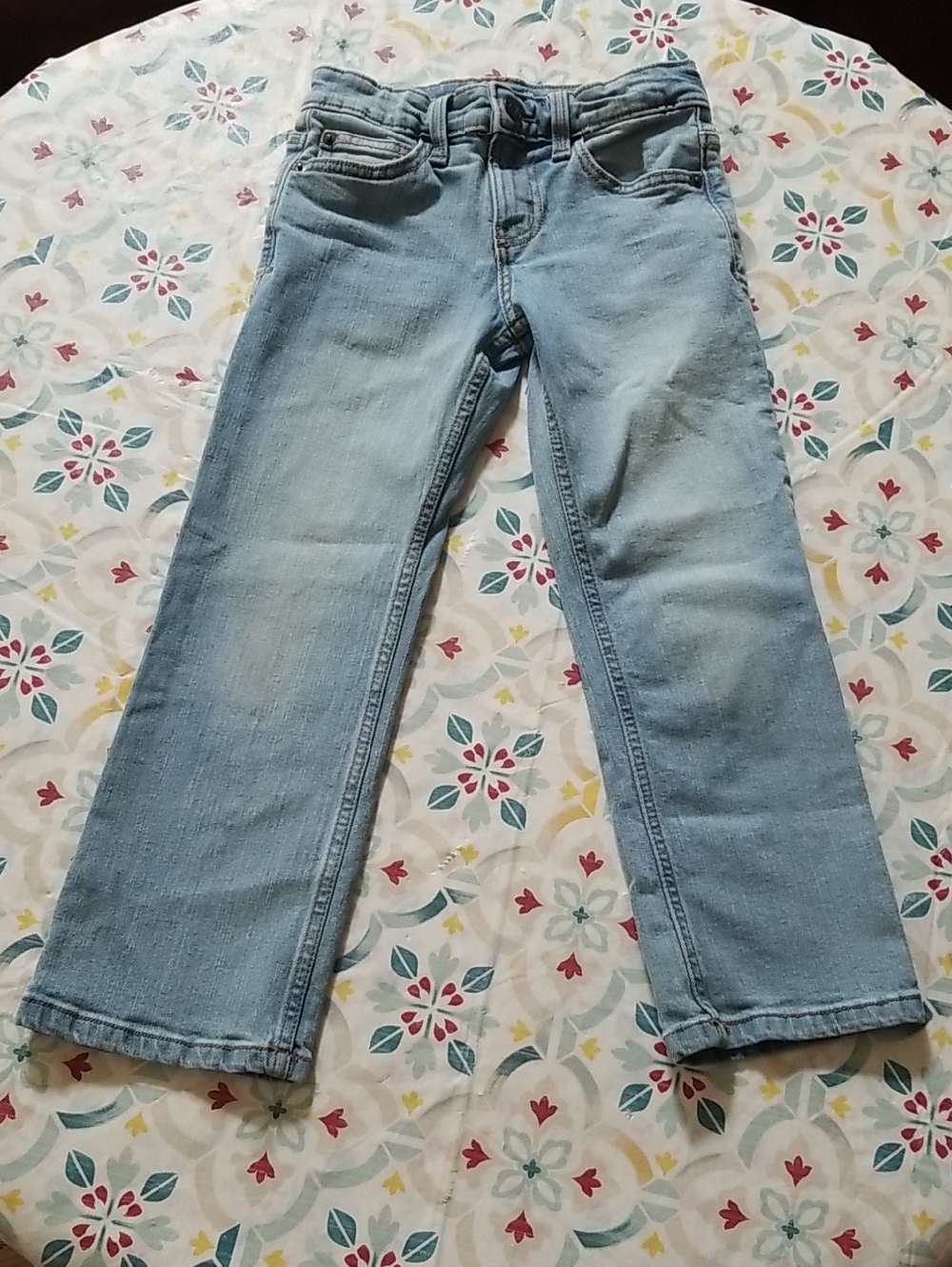 Cat & Jack Light Wash Bootcut Jeans - Size 6
